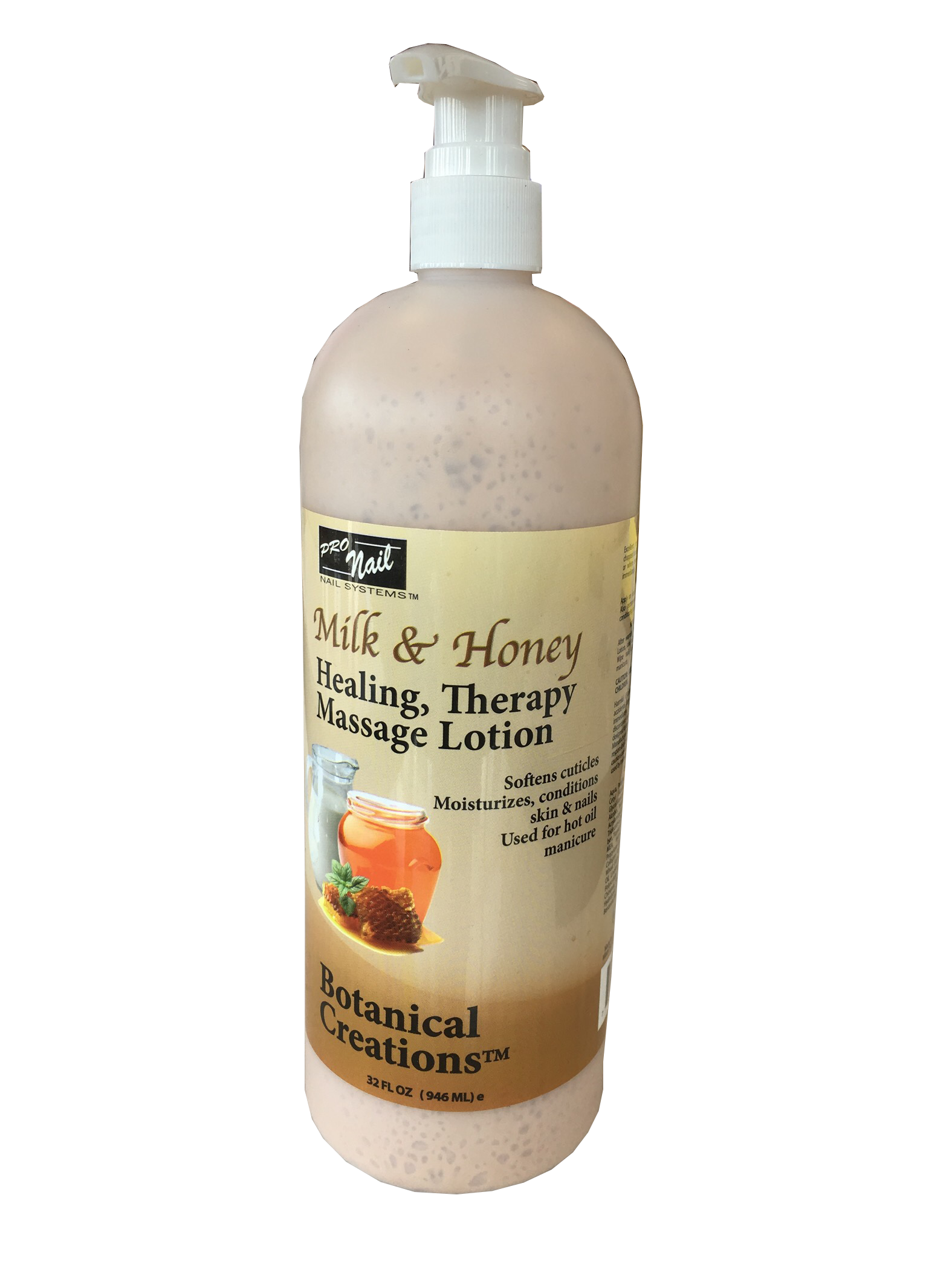 Chemco Pro Nail Lotion - Milk & Honey - 32oz