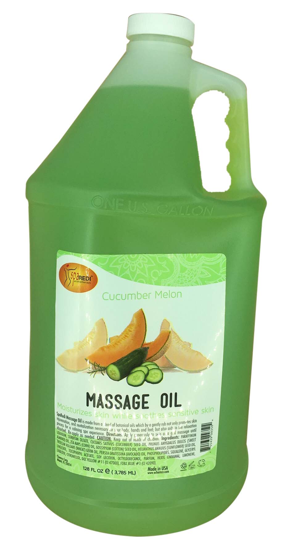 Chemco Pro Nail Massage Oil - Cucumber Melon - Gallon