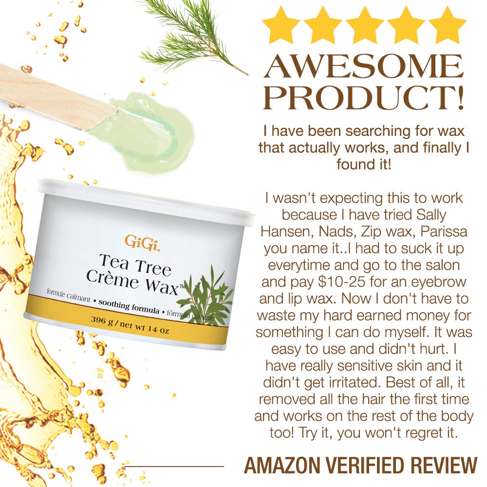 GiGi Creme Wax - Tea Tree - Case of 24