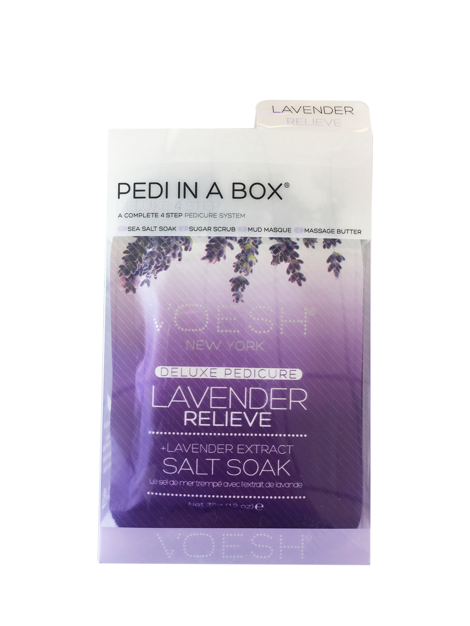 VOESH Deluxe Pedicure 4 Step - Lavender - Kit