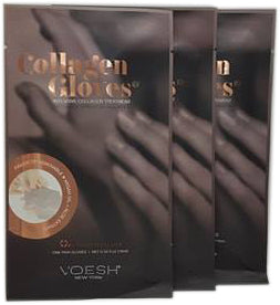 Voesh Deluxe Manicure Collagen Gloves - Argan Oil + Aloe Vera Extracts - Kit