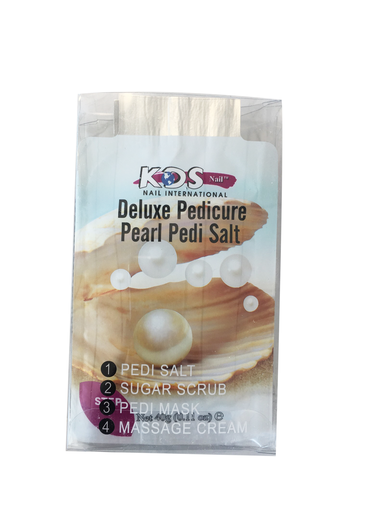 KDS Deluxe Pedicure 4 Step - Pearl - Kit