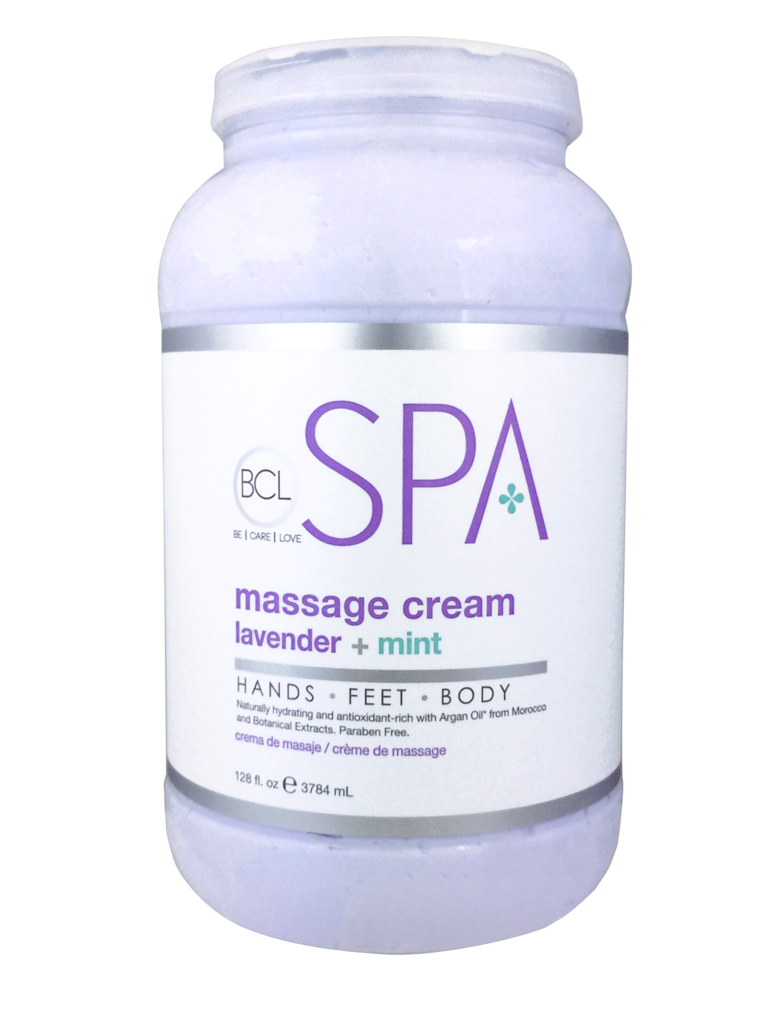 BCL Spa Massage Cream Lavender + Mint (128 oz)