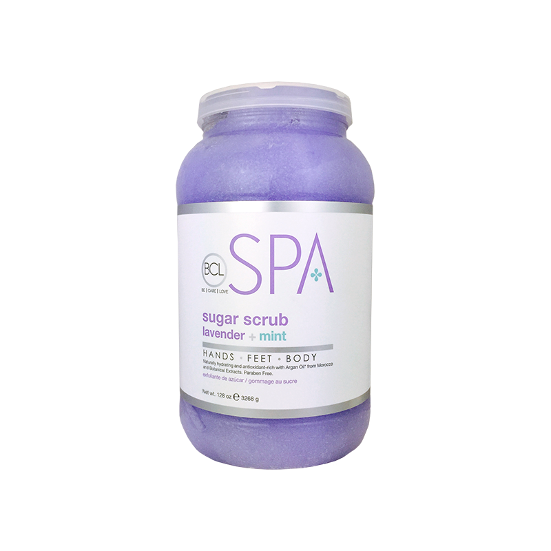 BCL Spa Sugar Scrub Lavender + Mint 128 oz - Case
