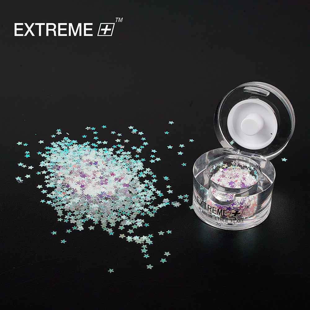EXTREME+ Blue light sequins Nail Flakes Set / 6 colors