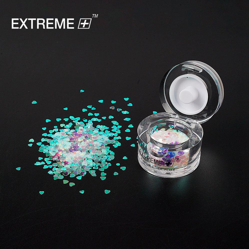EXTREME+ Blue light sequins Nail Flakes Set / 6 colors