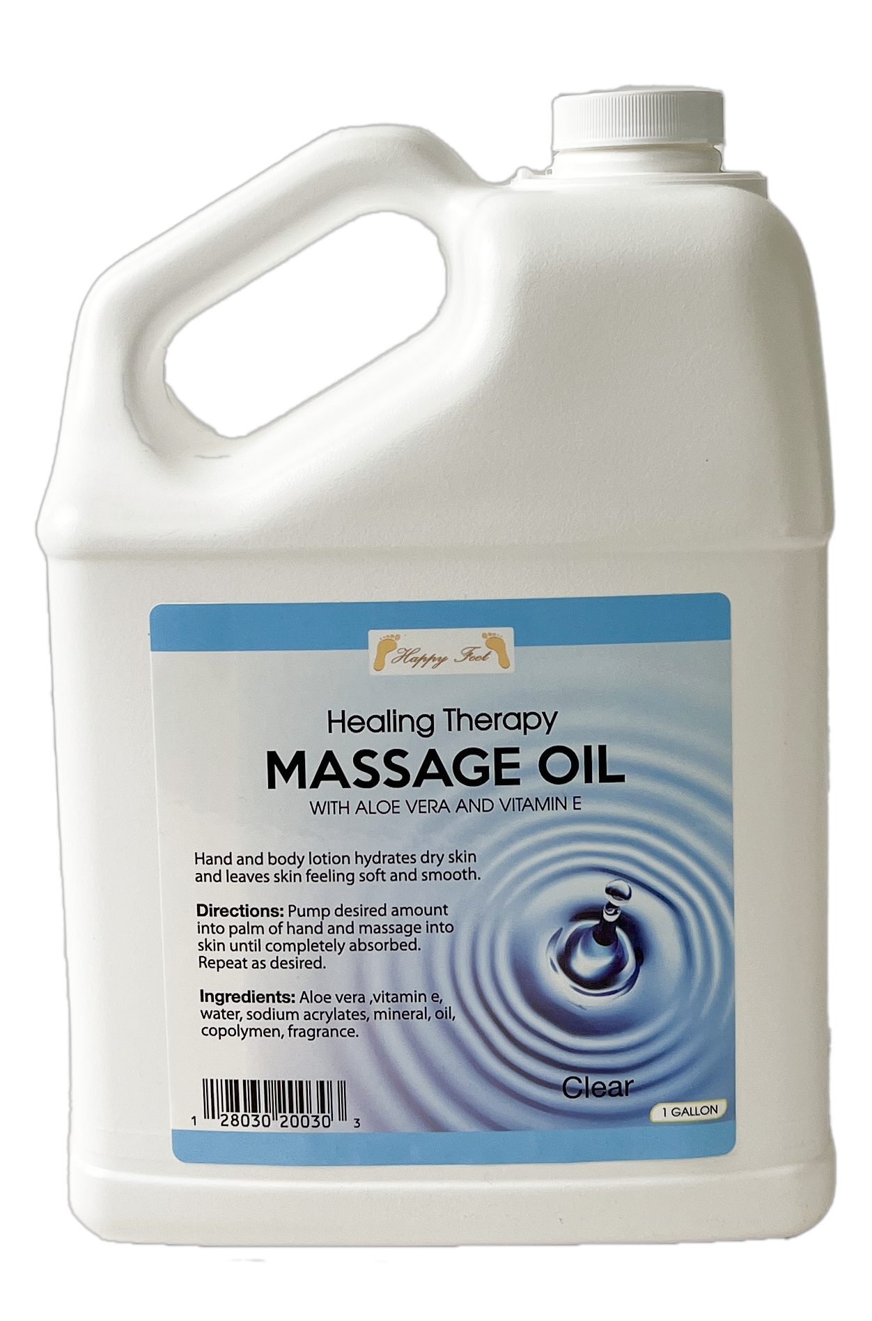 HappyFeet Massage Oil - Clear - Case of 4
