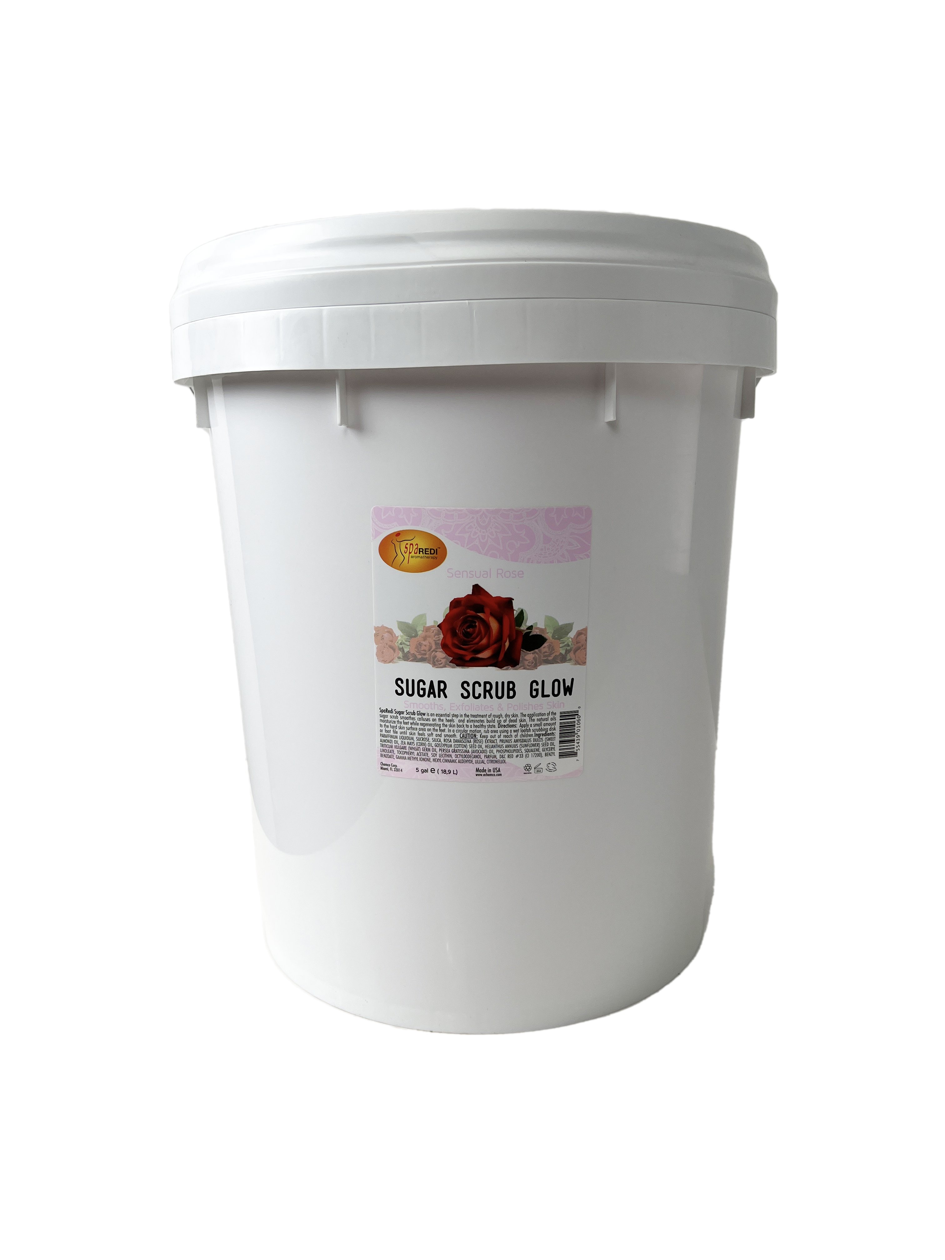 Spa Redi Sugar Scrub Bucket - Rose