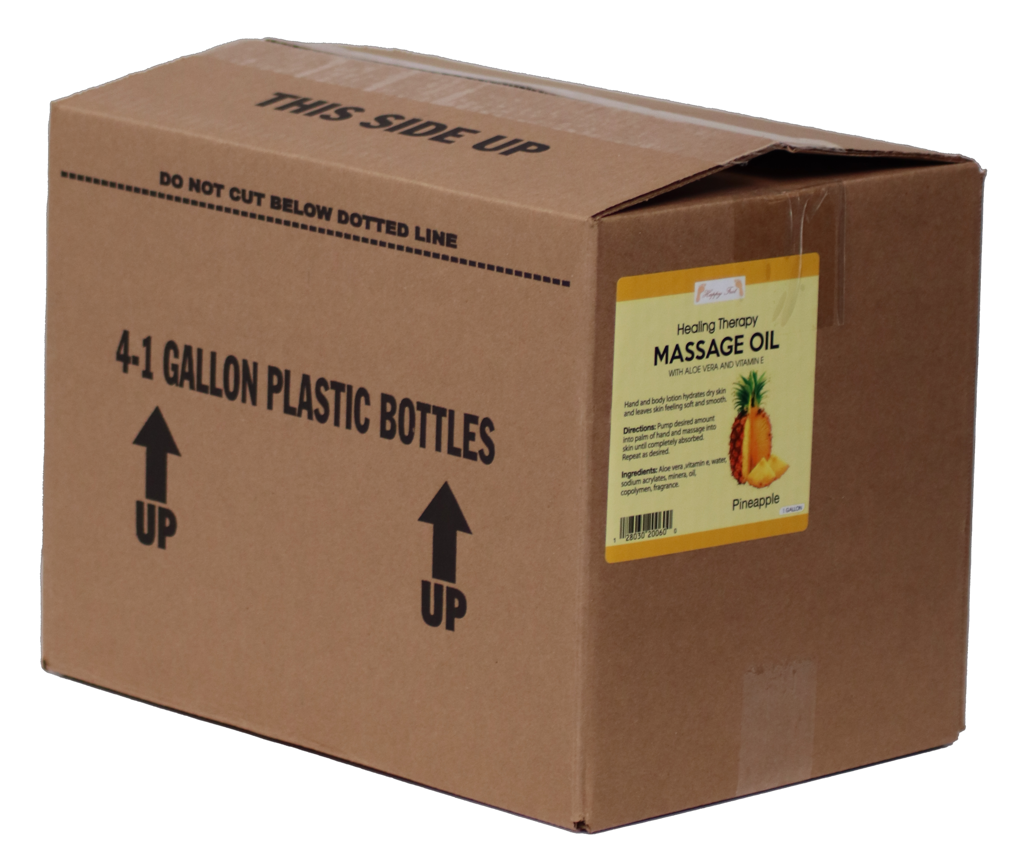 HappyFeet Massage Oil - Pineapple - Case of 4