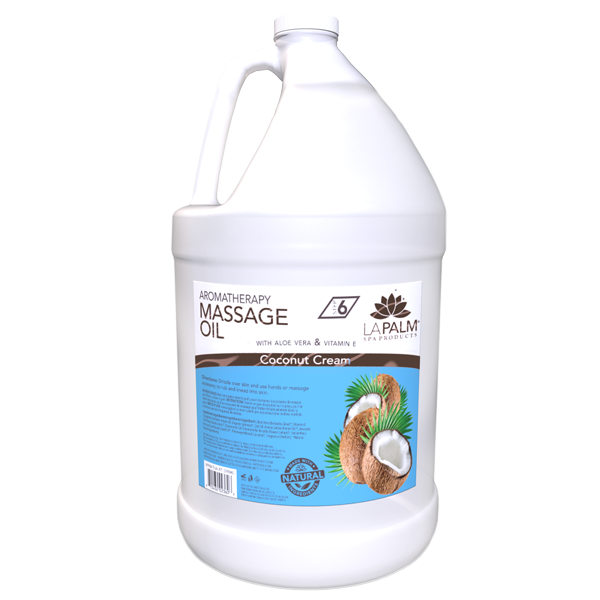 La Palm - Massage Oil - Coconut Cream - Case of 4