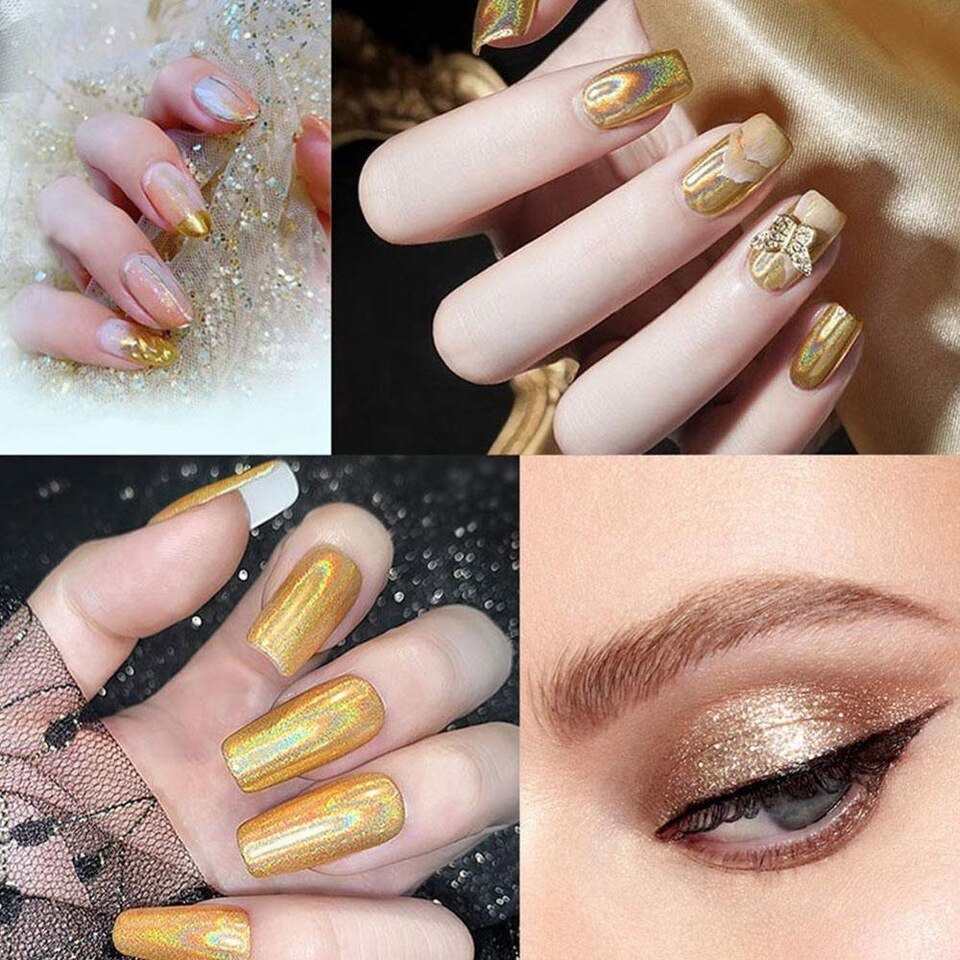 EXTREME+ Air Cushion Holographic Magic Powder Pen - Gold LS002S