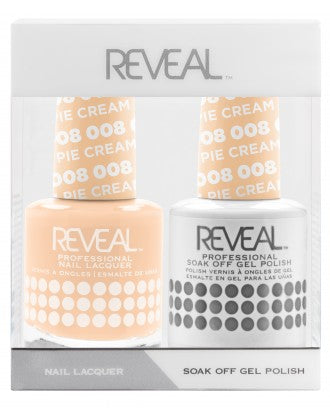 Reveal Duo Gel and Nail Lacquer Set - 008 Creme Pie