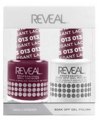 Reveal Duo Gel and Nail Lacquer Set - 013 Elegant Lace