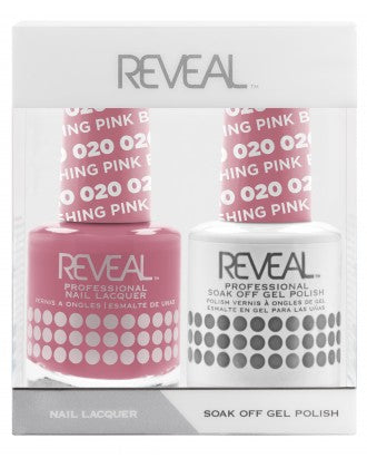 Reveal Duo Gel and Nail Lacquer Set - 020 Blushing Pink