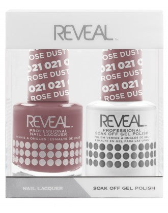 Reveal Duo Gel and Nail Lacquer Set - 021 Dusty Rose