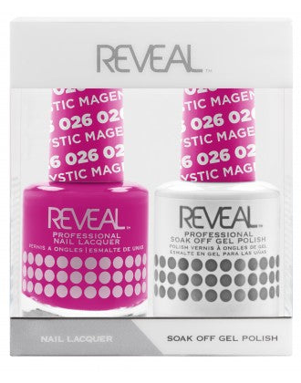 Reveal Duo Gel and Nail Lacquer Set - 026 Mystic Magenta