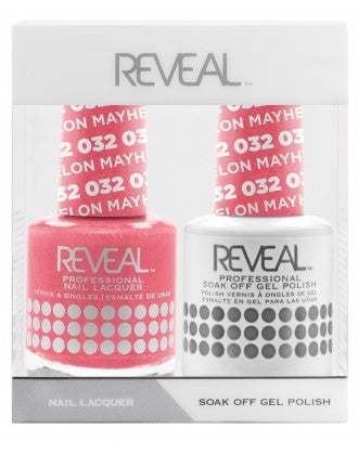 Reveal Duo Gel and Nail Lacquer Set - 032 Melon Mayhem