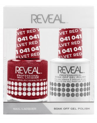 Reveal Duo Gel and Nail Lacquer Set - 041 Red Velvet