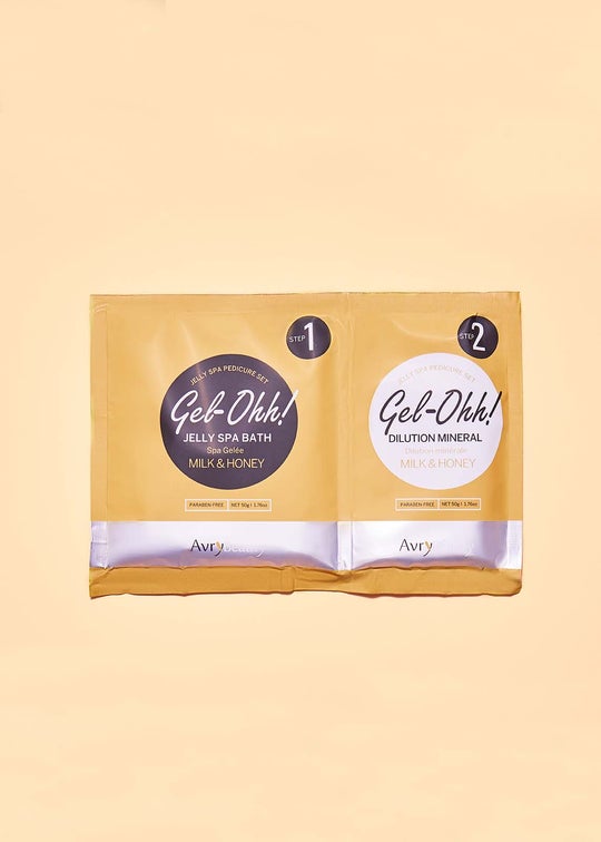 Avry Beauty Gel-Ohh Jelly Spa Bath - Milk & Honey - Box of 30