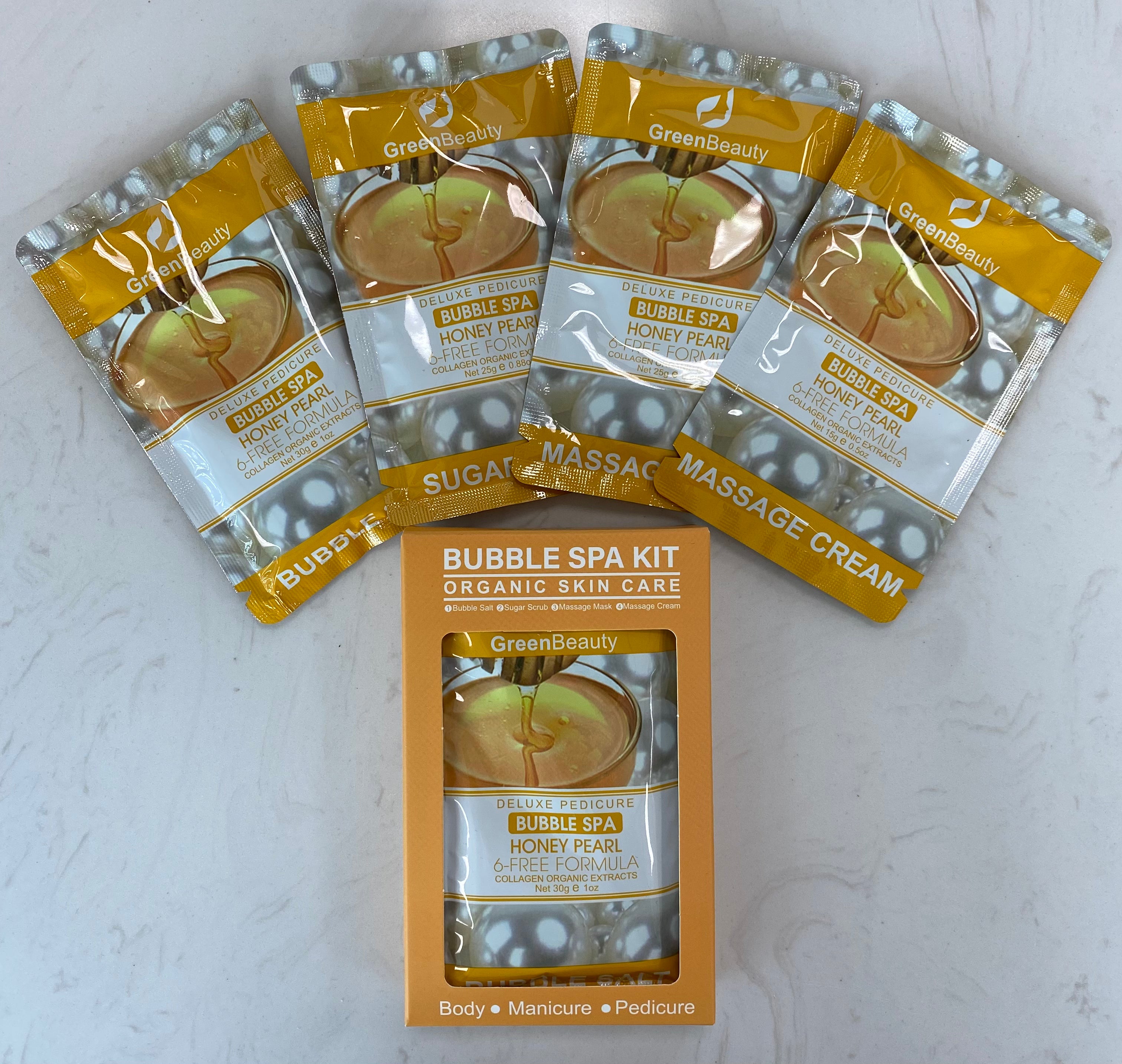 GreenBeauty Spa Bubble 4 In 1 - Honey Pearl - 1 Kit