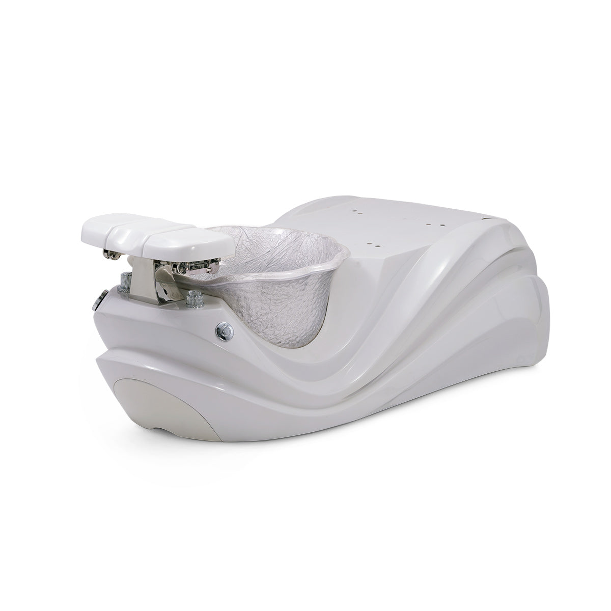 Lotus Spa Silver Base & Silver Resin Bowl