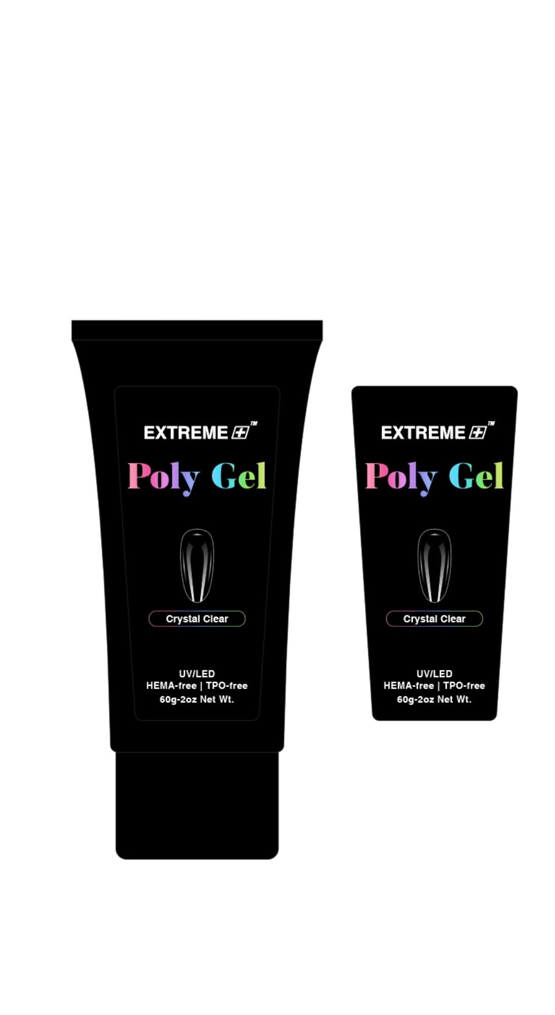 Extreme+ Poly Gel - Crystal Clear - Hema Free - TPO FREE - 2oz (Available June 2026)
