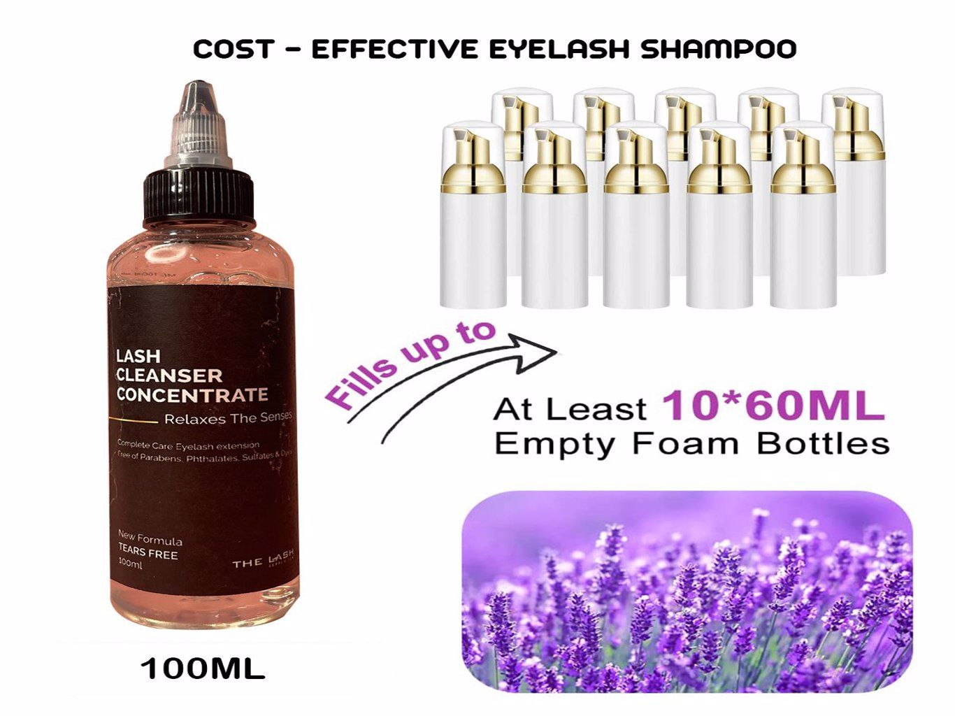 Lash Cleanser Concentrate 3.4 fl oz