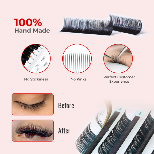 Flat Lash (Ellipse) - C - 12mm