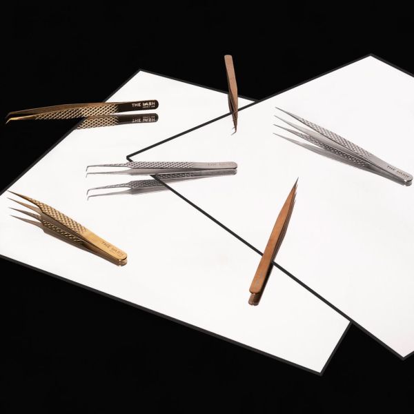The Lash Supply standard eyelash tweezers - #6 volume tweezer