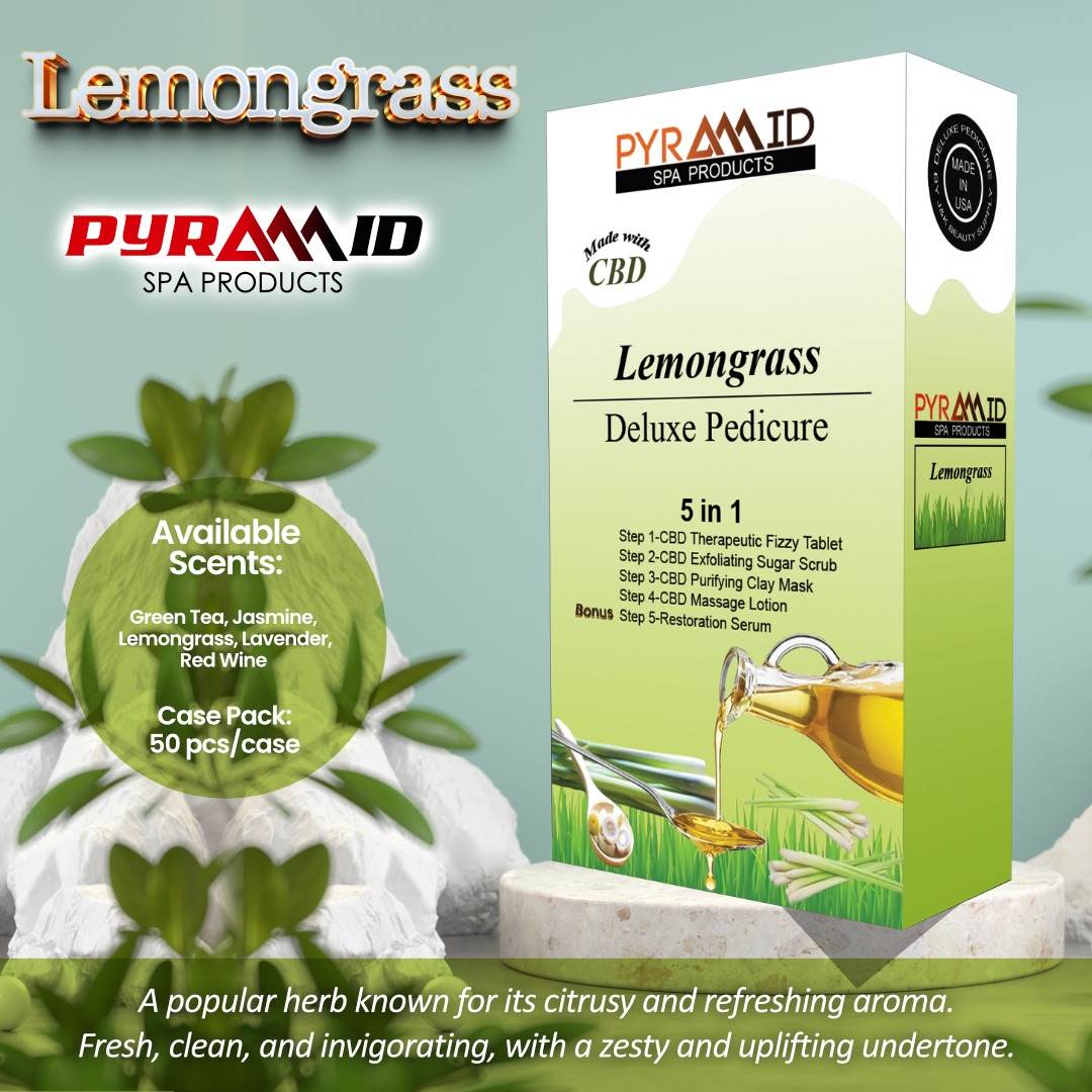 PYRAMID 5 STEPS - Lemongrass - Case of 50
