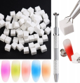 Extreme+ Disposable Chrome Powder Sponge Applicators - Box of 100pcs