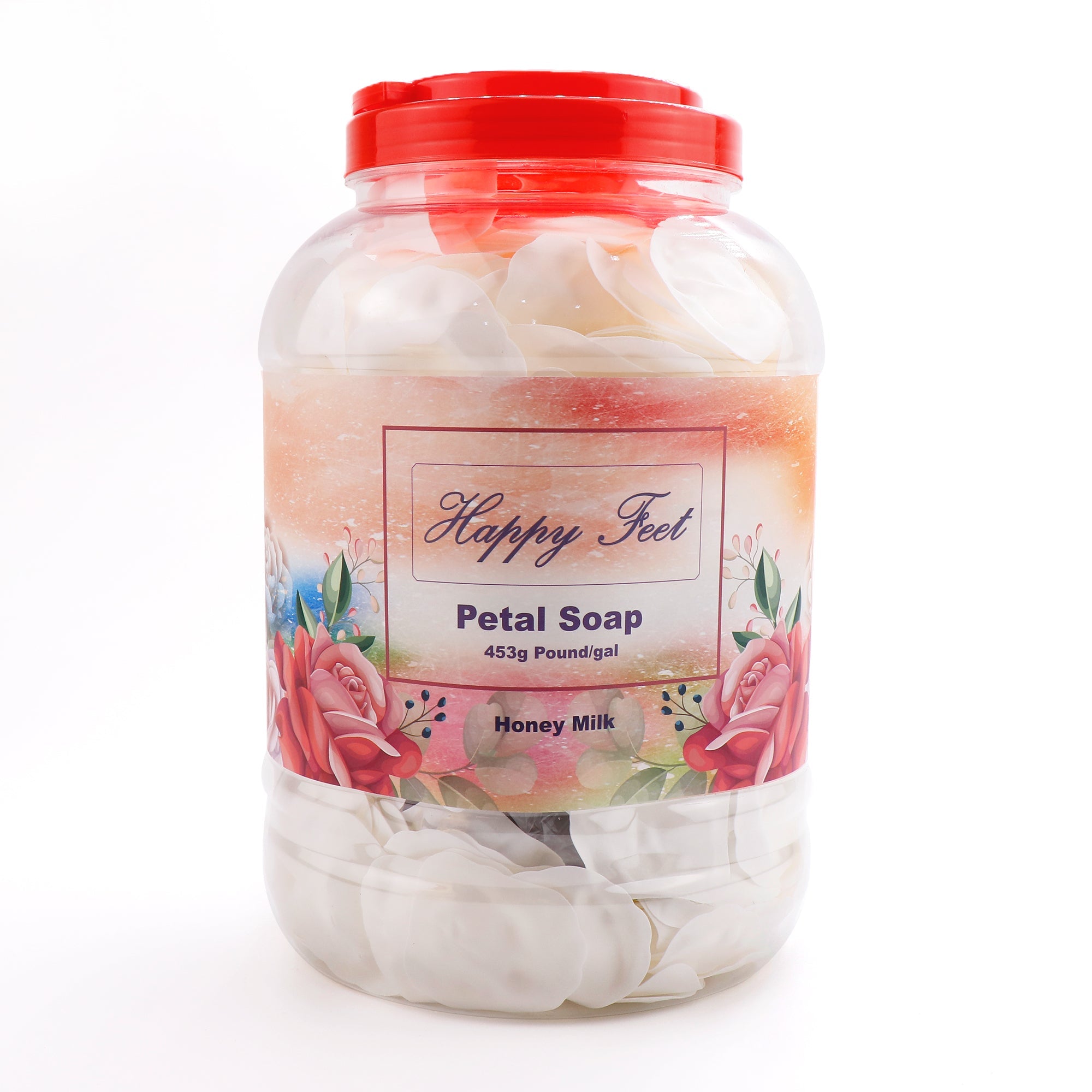 HappyFeet Petal Soak For Spa - Honey Milk - Case of 4