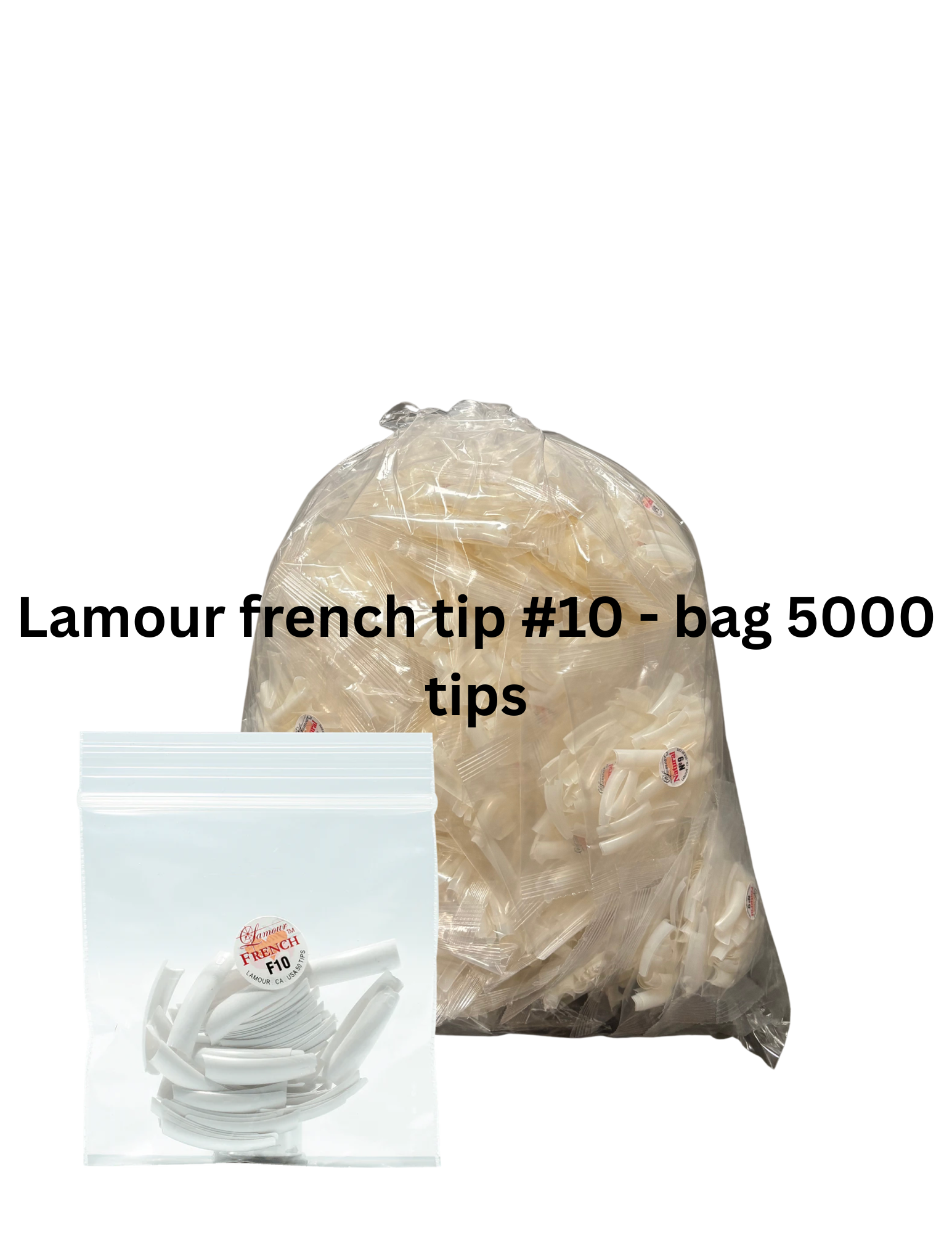 Lamour French Tips # 10 - Big Bag / 5000 Tips