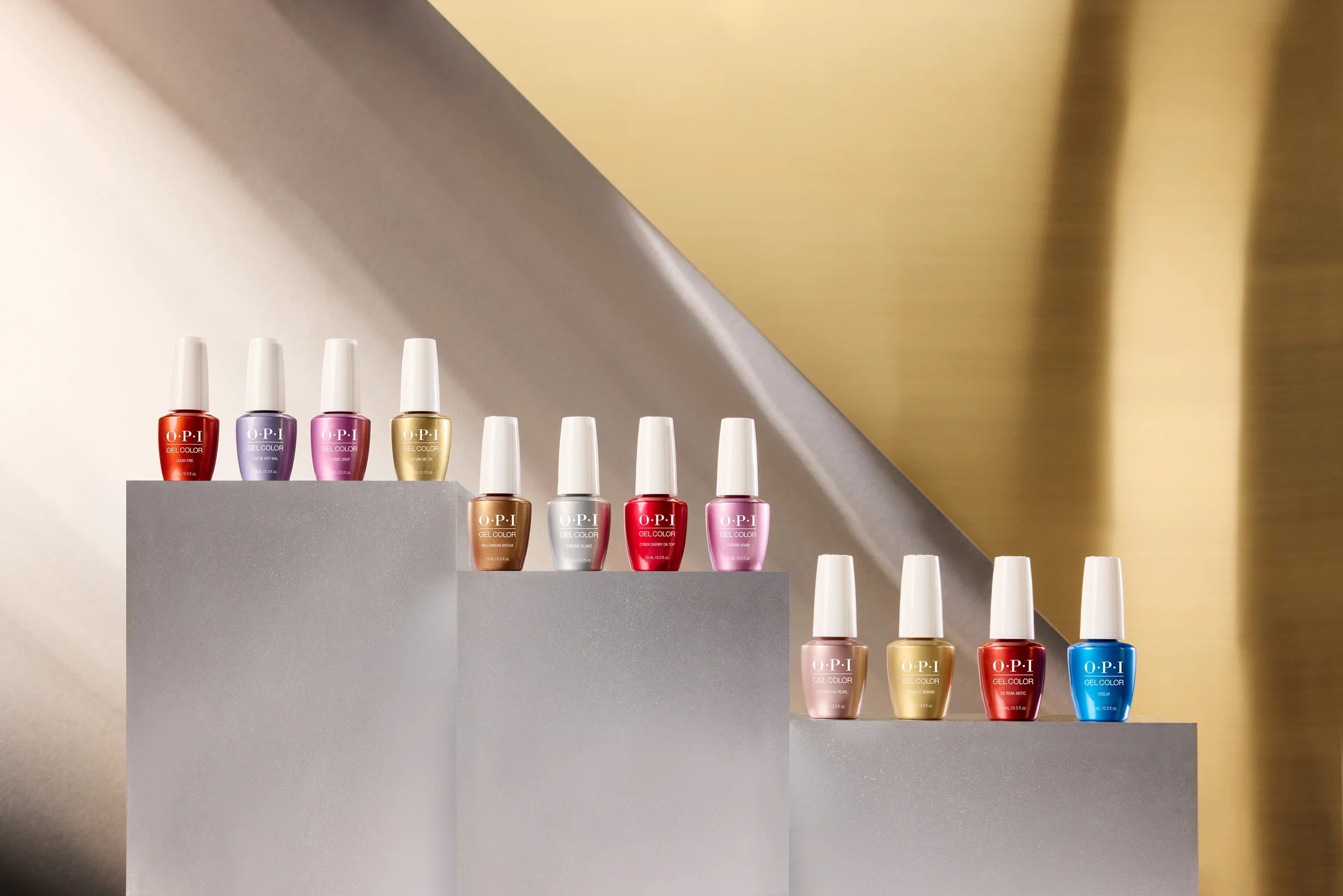 OPI Gel Fall 2024 - Metallic Mega Mix Collection (Including Base and Top gel)