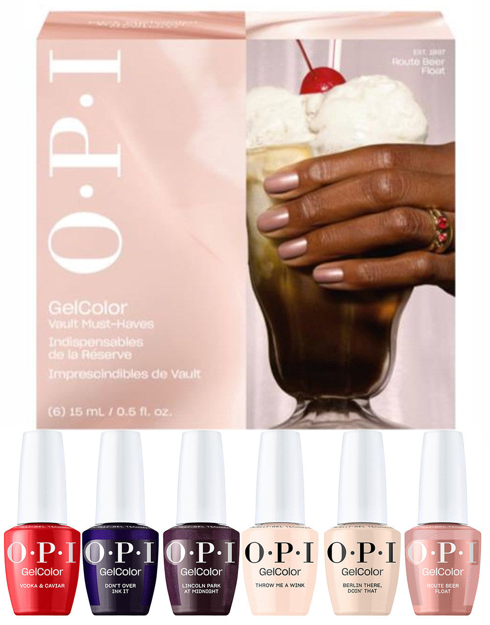 OPI GelColor Intelli-Gel Fall 2026 Collection - Kit #2 (Free Top or Base gel 0.5 gel)