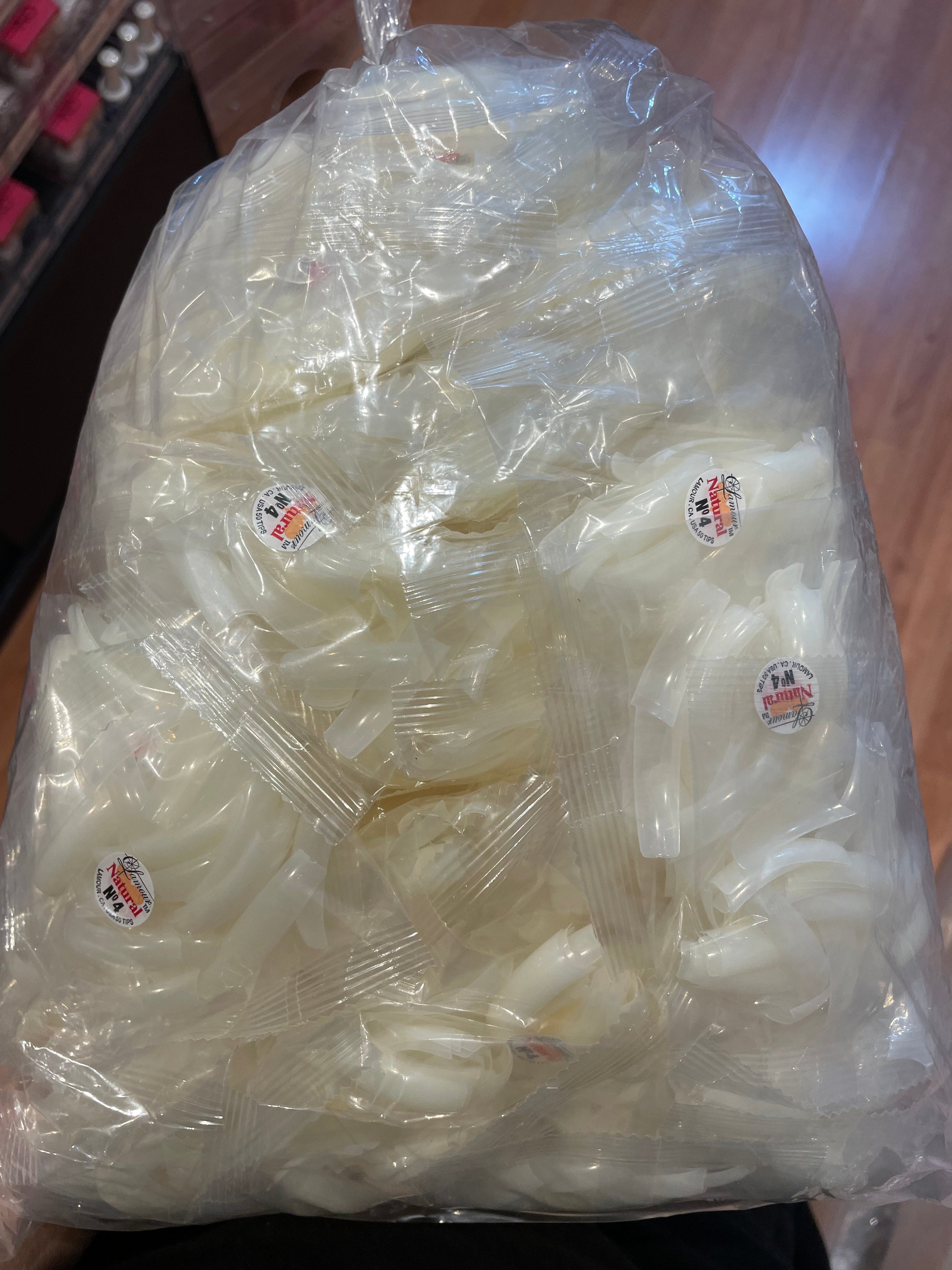 Lamour Natural Tips # 4 - Big Bag / 5000 Tips