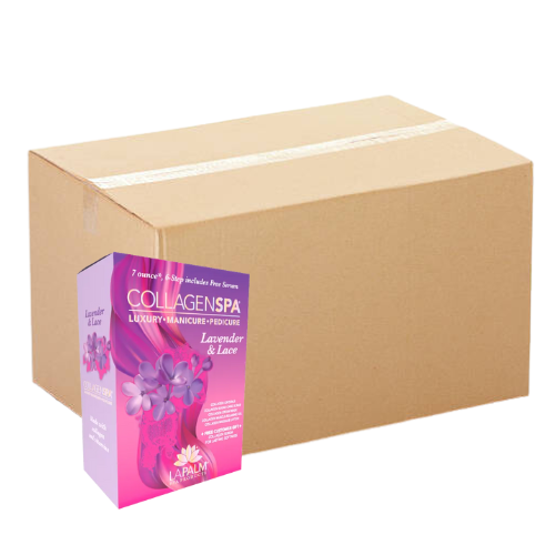 La Palm Collagen Spa 6 Step System - Lavender & Lace - Case of 60