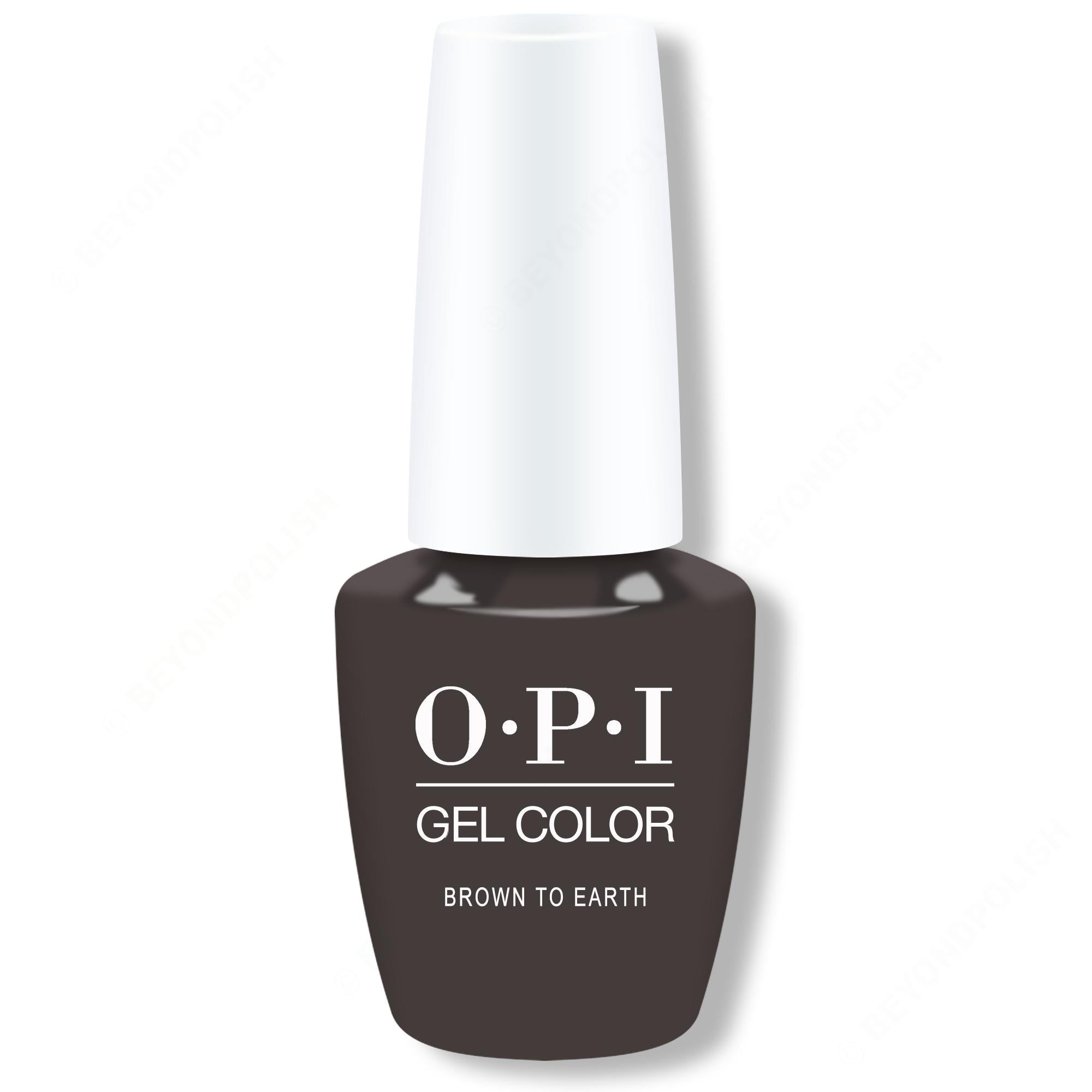 OPI Gel - GCF004 - Brown to Earth