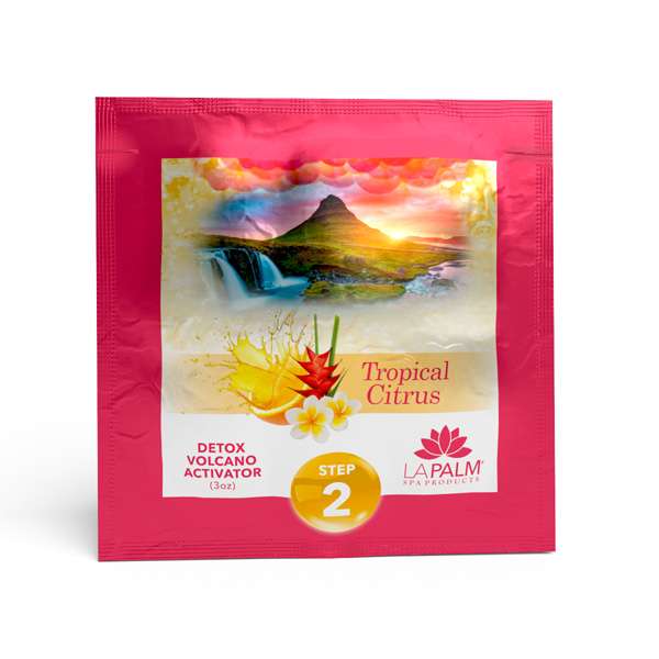 La Palm Volcano Deluxe Pedicure 5 Step - Tropical Citrus - Case of 36