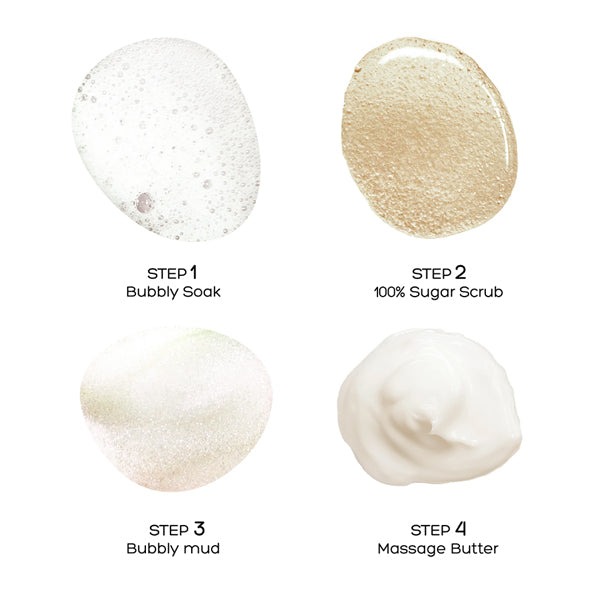 Voesh Deluxe Pedicure 4 Step O2 Bubbly Spa - Caffe Macchiato - Kit