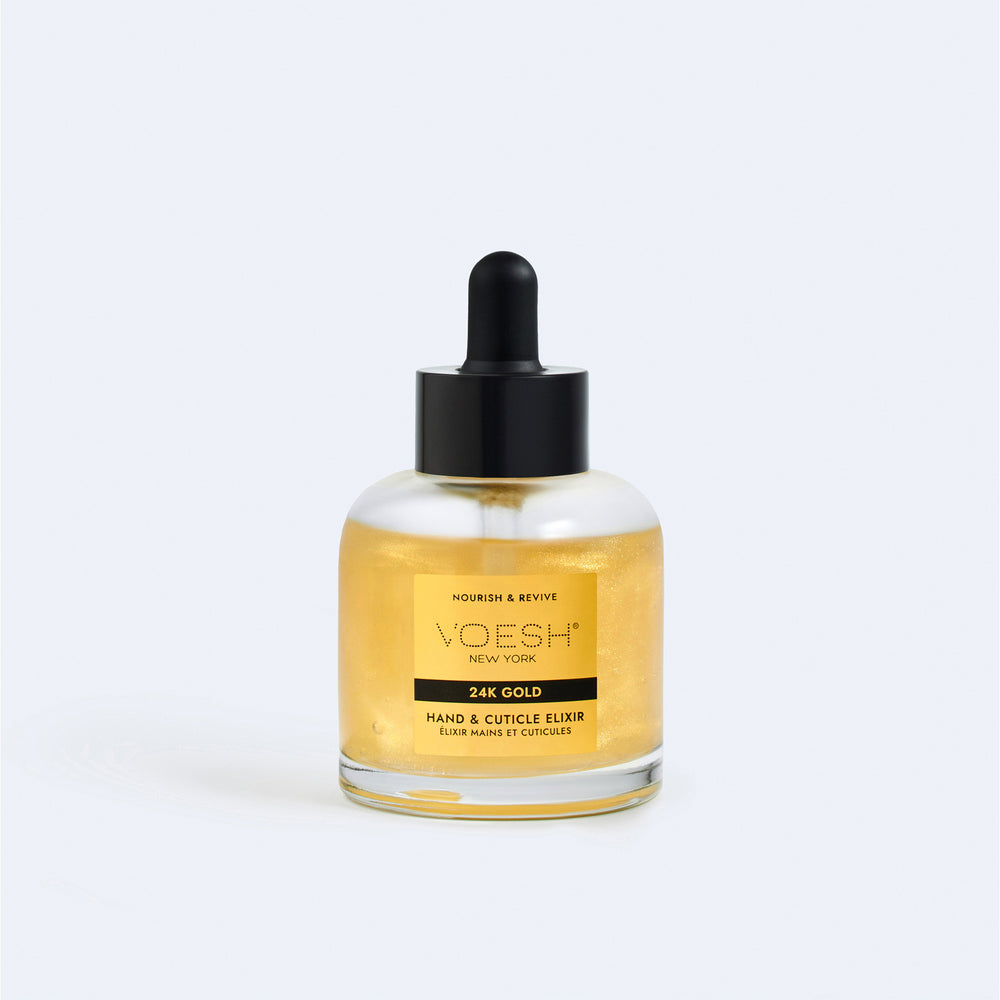 Voesh Hand & Cuticle Serum 24K Gold (50ml/ 1.69 Fl.Oz) - Bottle
