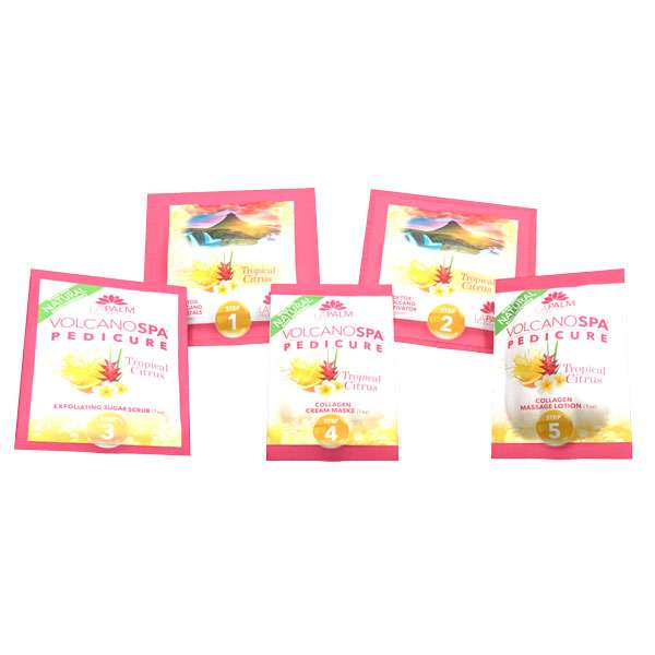 La Palm Volcano Deluxe Pedicure 5 Step - Tropical Citrus - Case of 36