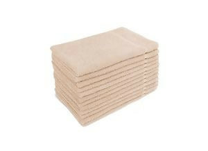 Nail Salon Towels - Light Brown / 16x29 / 100% Cotton, 3LBS per dozen