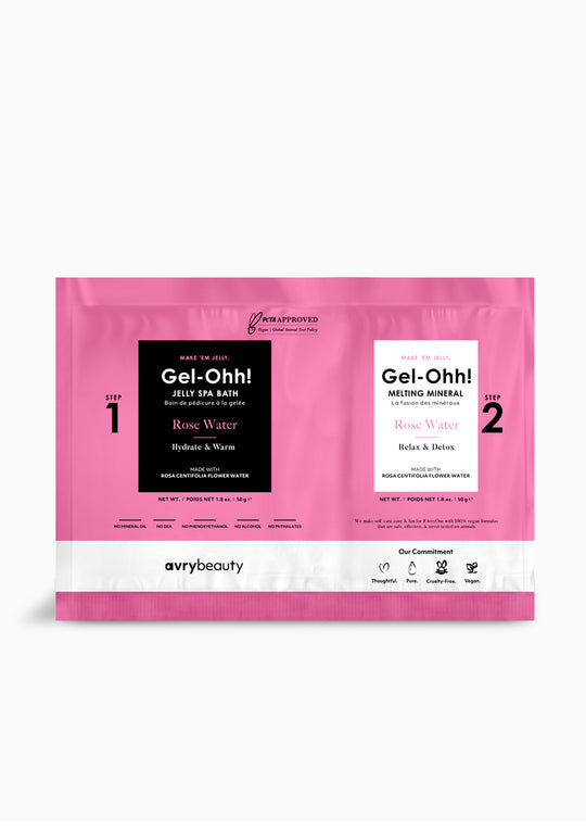Avry Beauty Gel-Ohh Jelly Spa Bath - Rose Water - Box of 30