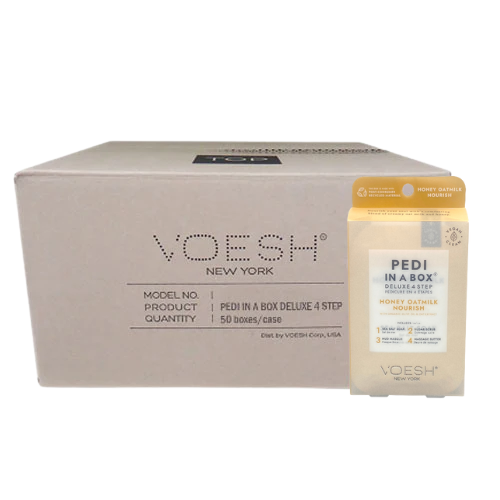 VOESH Deluxe Pedicure 4 Step - Honey Oatmilk Nourish - Kit
