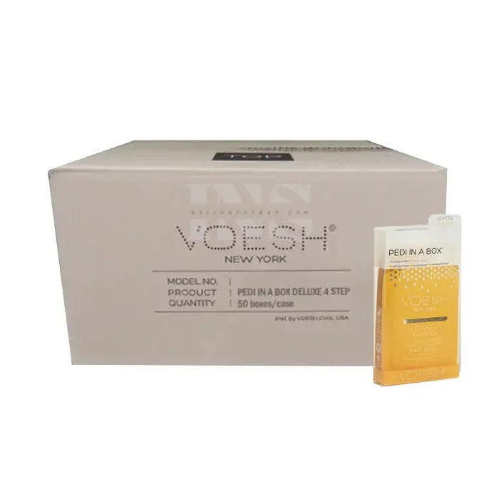 VOESH Pedi in a Box O2 Fizz 5 Step - Sparkling Limoncello - Case of 50
