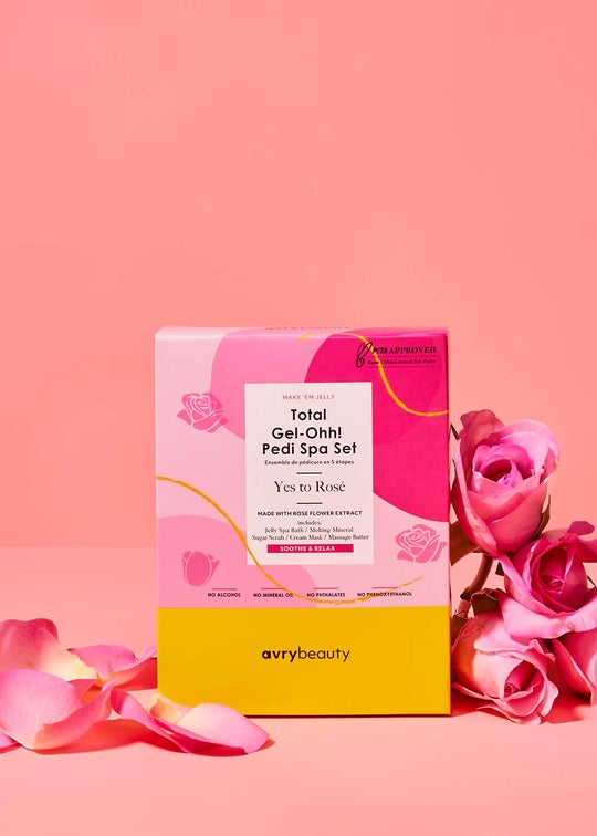 Avry Beauty Gel-Ohh Pedicure 5 Steps - Yes to Rose - Case of 50