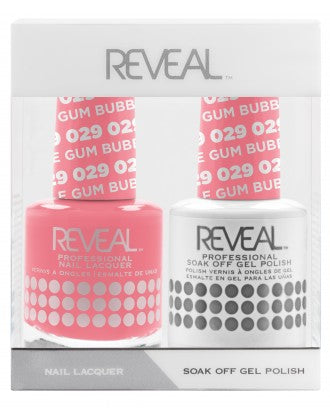 Reveal Duo Gel and Nail Lacquer Set - 029 Bubble Gum