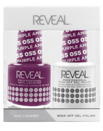 Reveal Duo Gel and Nail Lacquer Set - 055 Purple Ambition