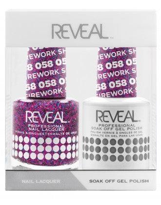 Reveal Duo Gel and Nail Lacquer Set - 058 Firework Show